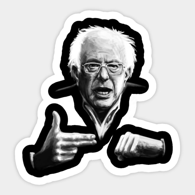 Bernie Sanders Run The Jewels Sticker by tazannaophelia